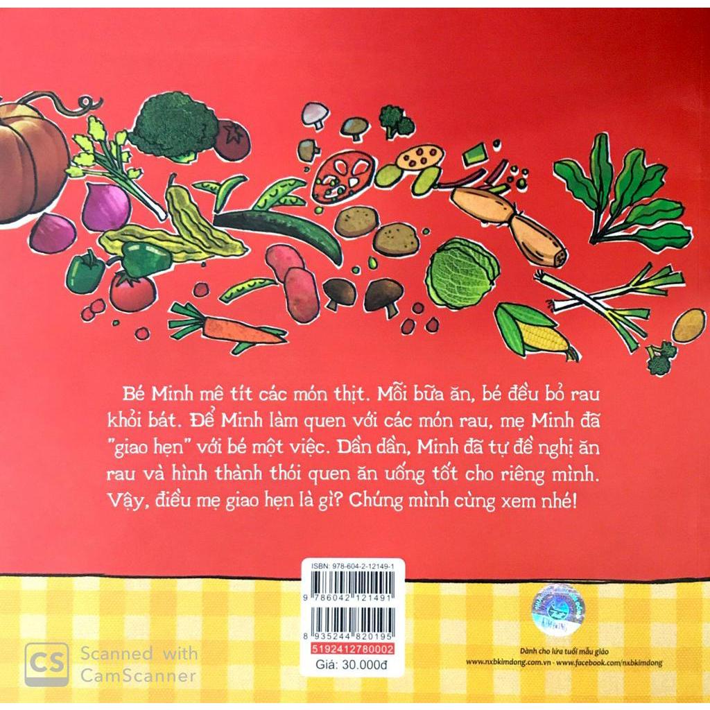 Sách Bé Khoẻ Mỗi Ngày: Nếu Không Ăn Rau Thì Sao?