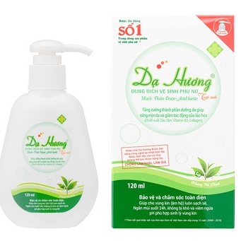 Dung Dịch Vệ Sinh Dạ Hương Trà Xanh Loại Có Vòi Tiện Dụng.Chai To 120ml