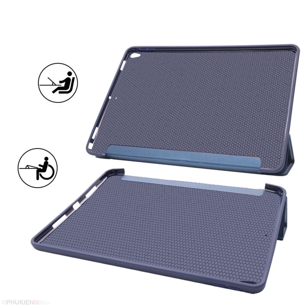 Bao da smart cover lưng dẻo nắp gập 2 tư thế, hỗ trợ tắt mở tự động cho iPad Mini 6
