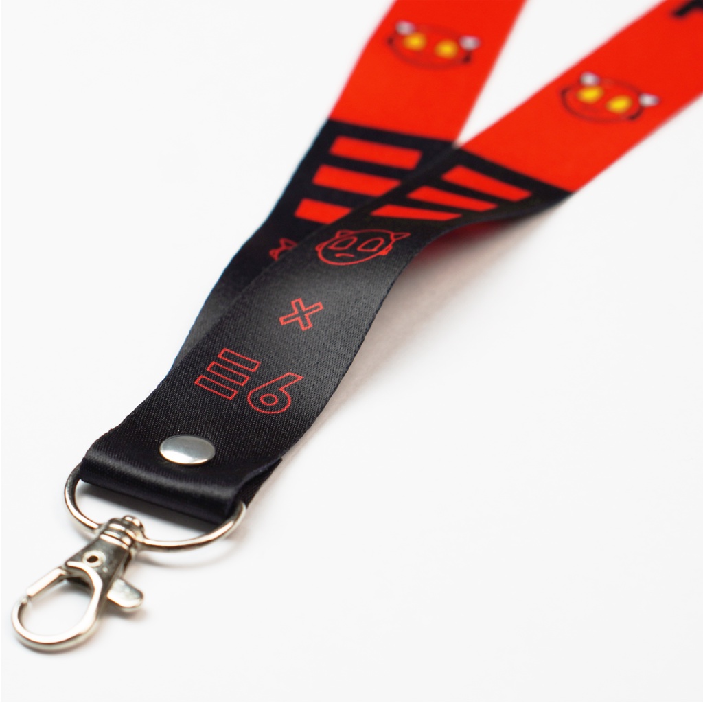 Dây đeo thẻ SATAN TRIPLE6 thời trang, vải chống nước, unisex nam nữ
