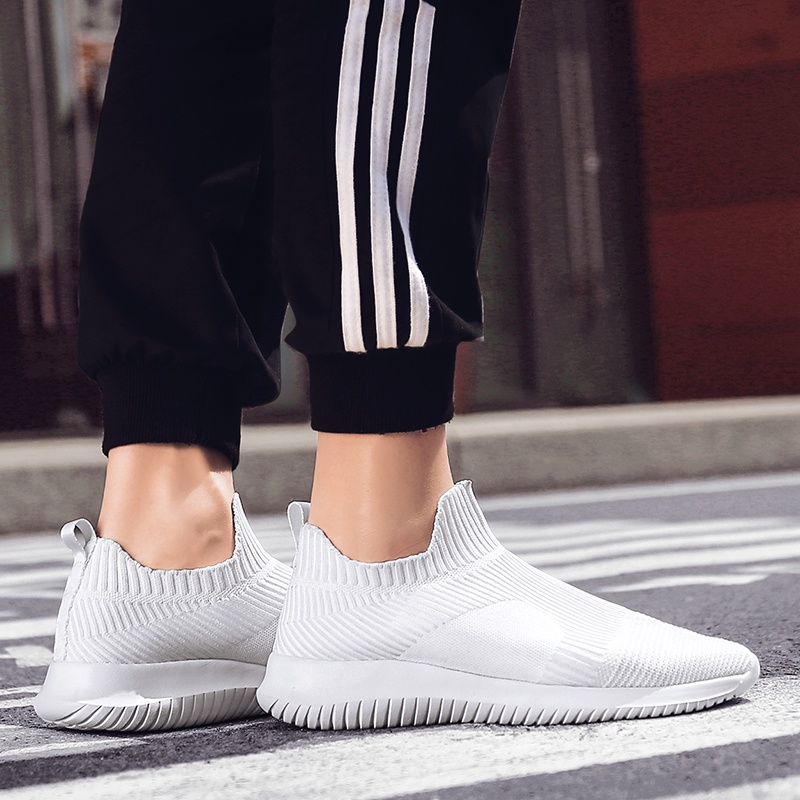 Giày Thể Thao Chạy Bộ Kasut Sukan Lelaki Siêu Nhẹ Thời Trang Ngoài Trời Cho Nam