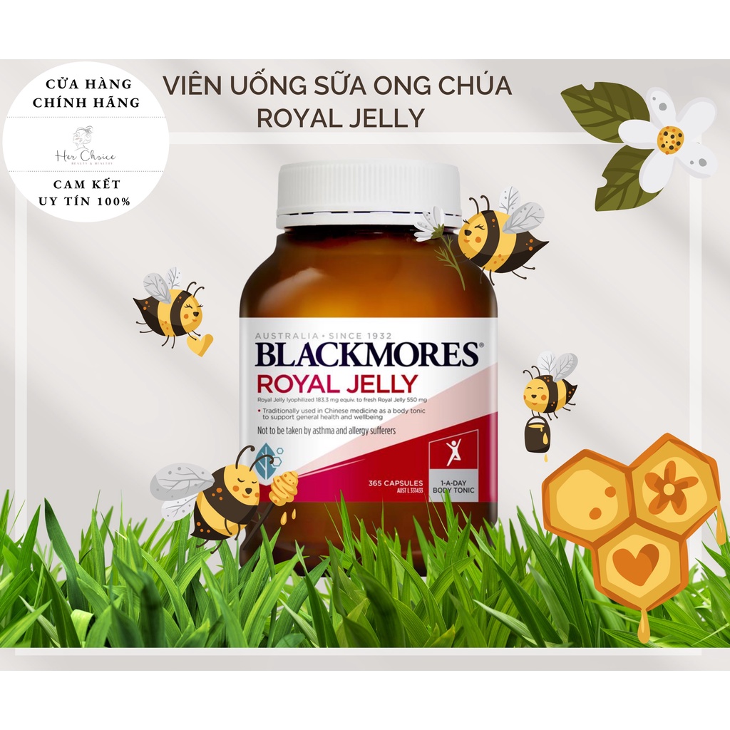 Sữa ong chúa Blackmores Royal Jelly, chống lão hoá, tăng cường sinh lý nữ
