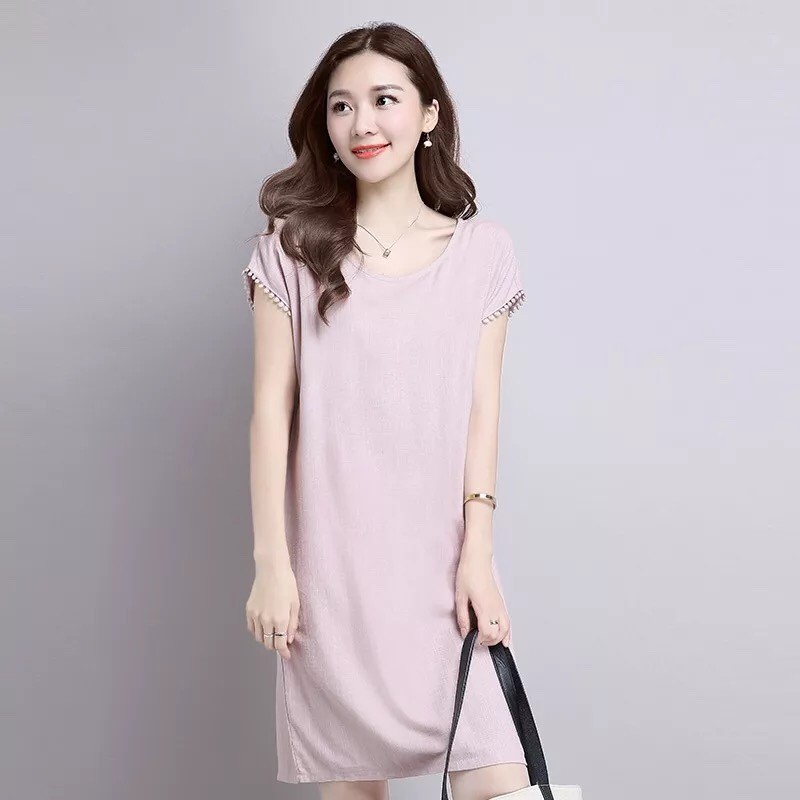 [Shopee trợ giá] ĐẦM SUÔNG TAY VIỀN REN TRÒN - DT667-135