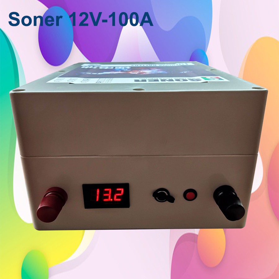 Pin Ắc quy Lithium Soner 12V-100A