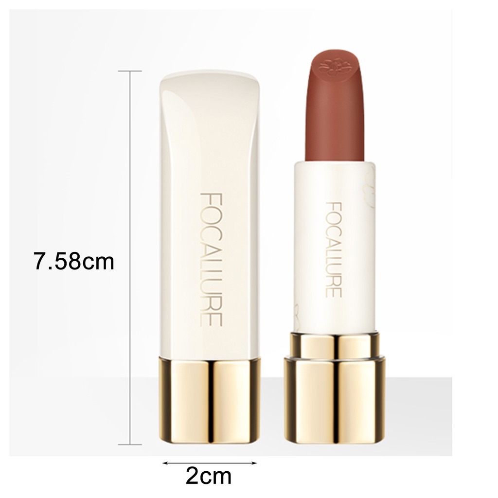 JM Focallure Rose Lipstick High Pigment Water Resistant Long Lasting Smooth Smooth Lips 30g