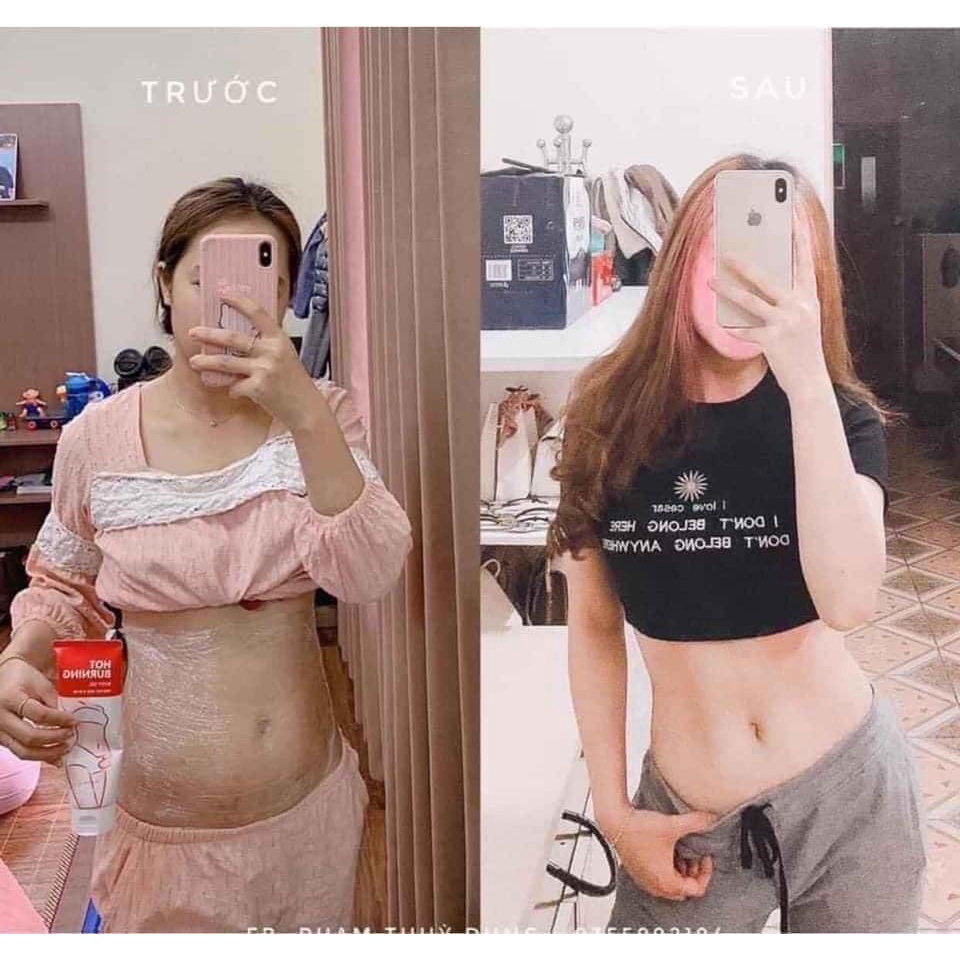 Kem Tan Mỡ Bụng Missha Hot Burning Perfect Body Gel 200ml Hàn Quốc, Gel Massage Giảm Thon Gọn Eo đùi bắp tay