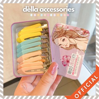 Hộp 10 kẹp tóc mái dạng mỏ vịt nữ kẹp tóc mái kiểu Hàn quốc DÈLLA ACCESSORIES 109