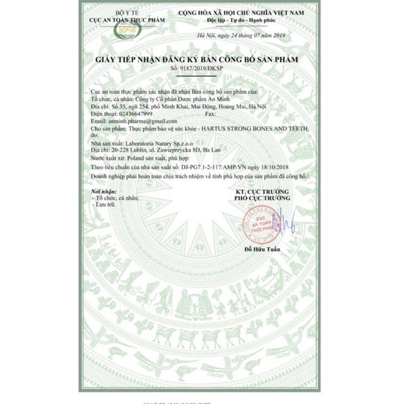 Hartus CANCI / APPETITE / IMMUNITY | Thế Giới Skin Care