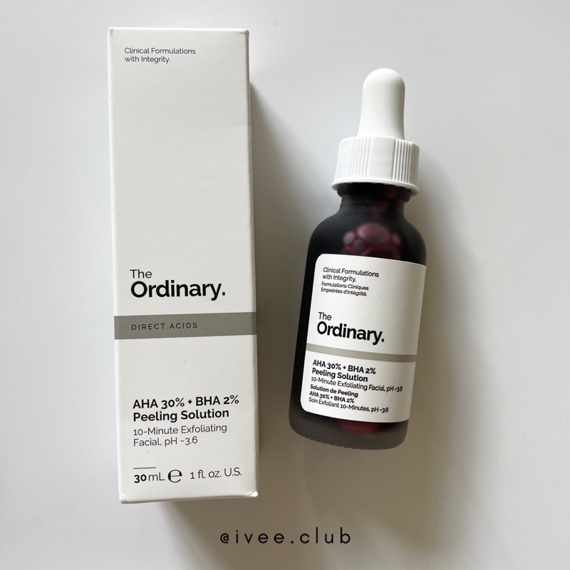 Tinh Chất Serum The Ordinary AHA 30% + BHA 2% Peeling Solution 30ml