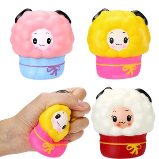Đồ chơi bóp Squishy hình cừu dễ thương