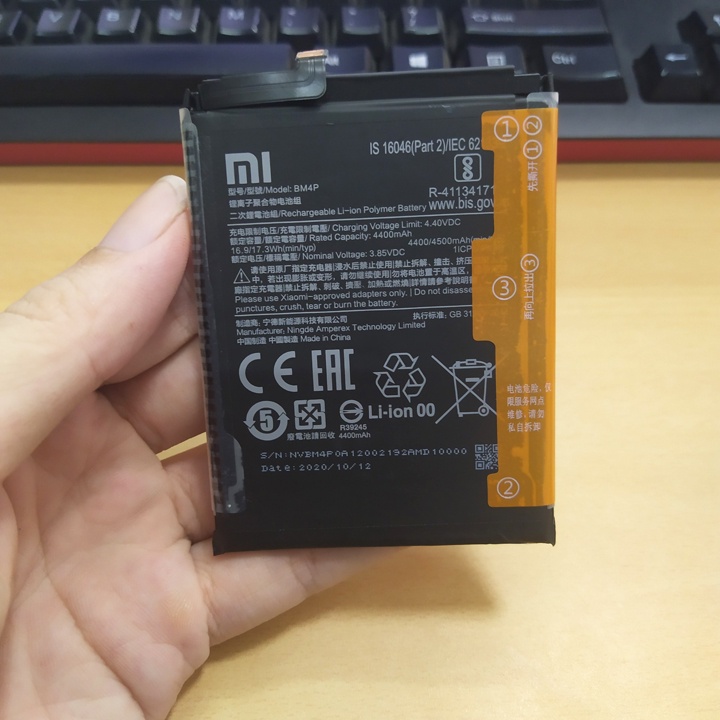 Pin redmi k30 4g chính hãng, pin điện thoại xiaomi redmi k30 5g