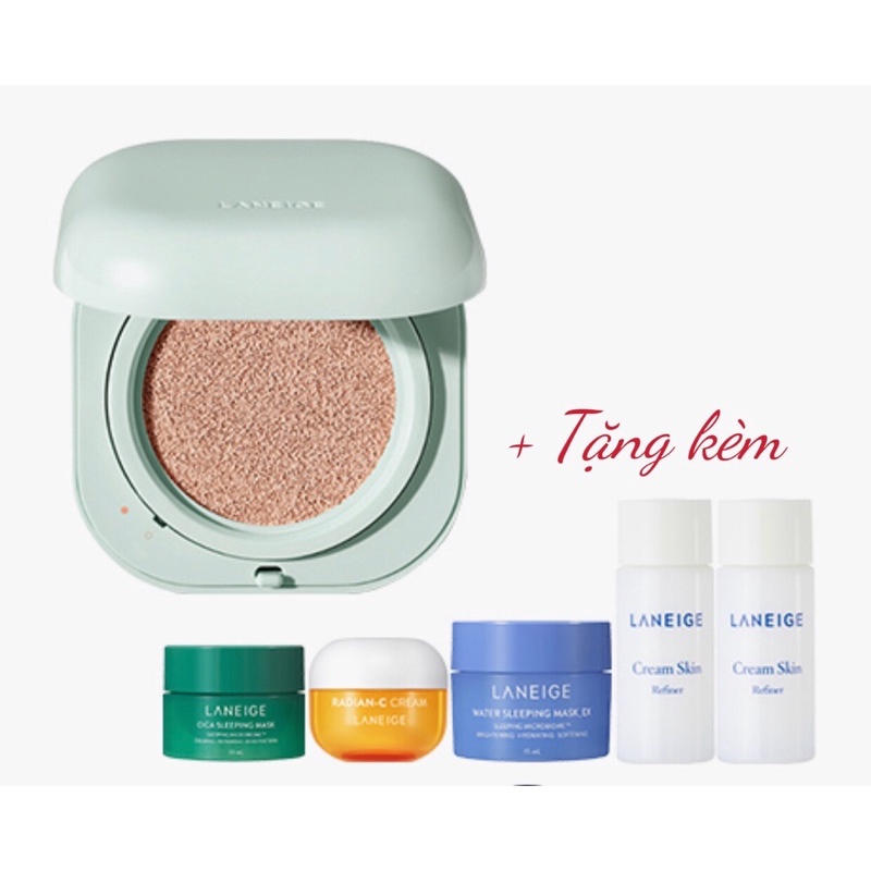 SET 8 món Phấn LANEIGE CUSHION MATTE và GLOW