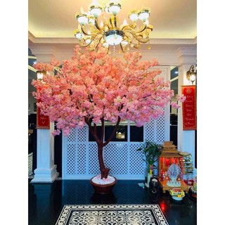 Cành đào giả_ Hoa anh đào Nhật loại 1 chuyên làm cây giả trang trí