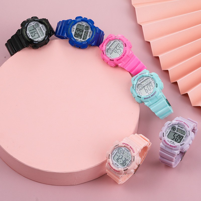 ĐỒNG HỒ NỮ DÂY CAO SU SPORT D406 JF75 MẶT TRÒN NHỎ XINH | BigBuy360 - bigbuy360.vn