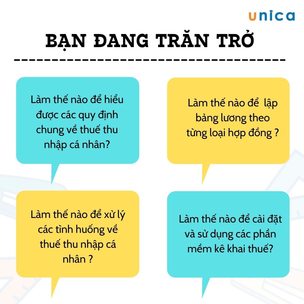 Khóa học Kinh nghiệm kê khai và quyết toán thuế thu nhập cá nhân từ A - Z , GV Nguyễn Hoàng UNICA