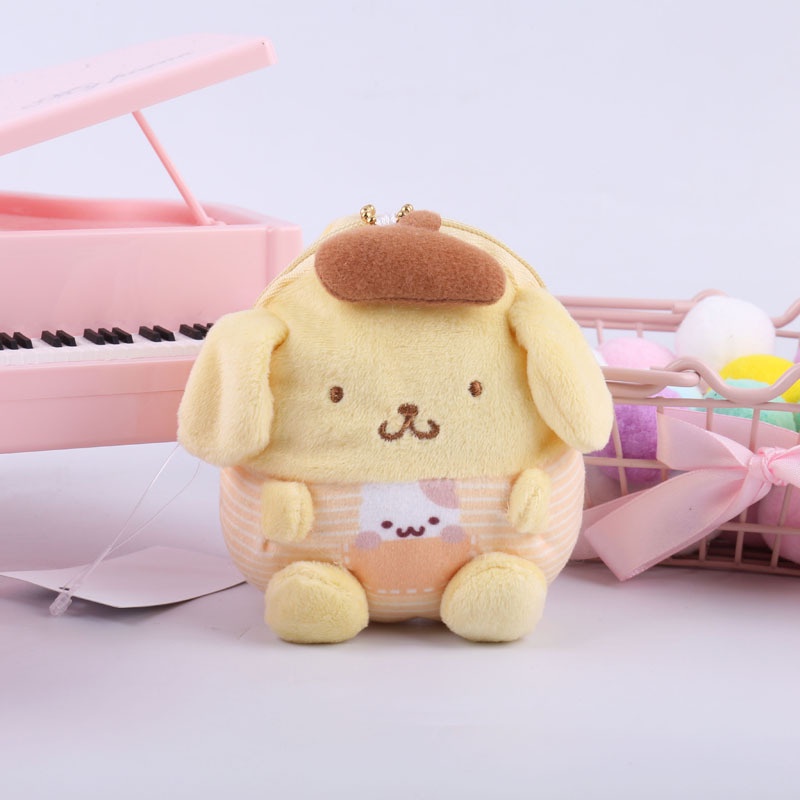 Sanrio Móc Khóa Hình Thỏ Nhồi Bông Kuromi My Melody Cinnamoroll Đáng Yêu
