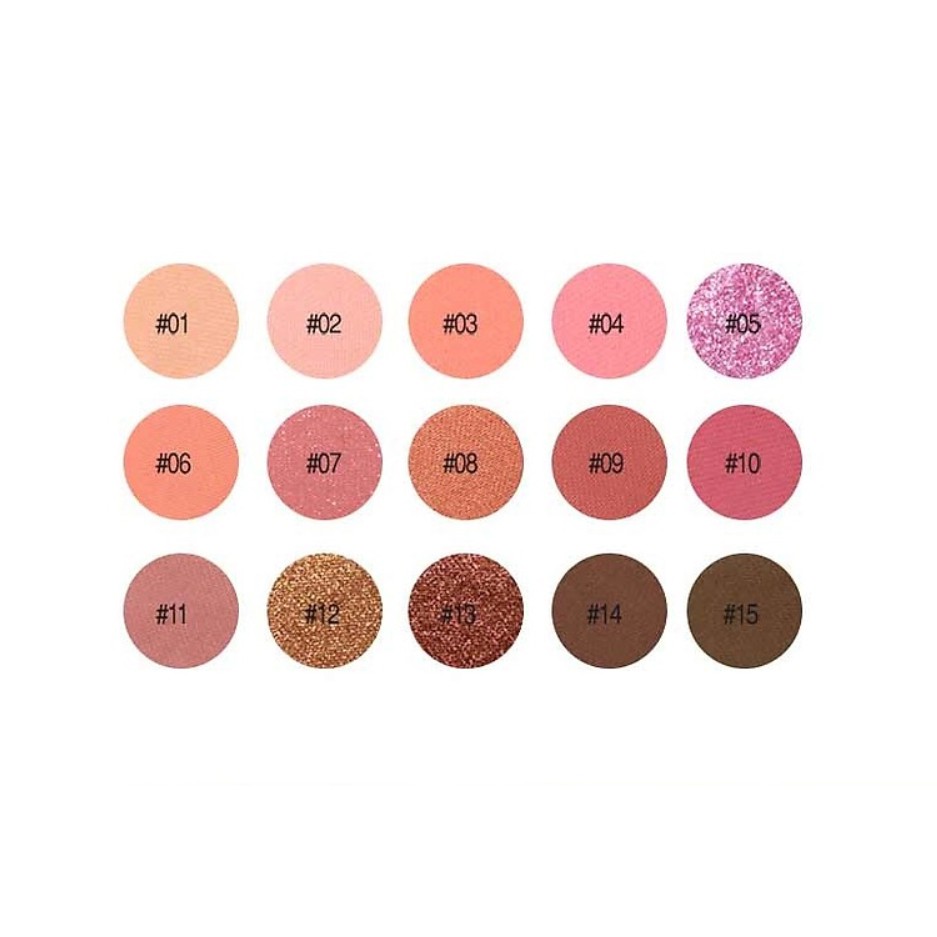 Bảng Phấn Mắt Macqueen Newyork 1001 Tone On Tone Shadow Palette Sành Điệu 70g .# Coral Edition