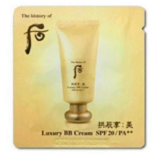 kem nền bb cho lớp nền trong suốt chuẩn hàn luxury bb cream whoo