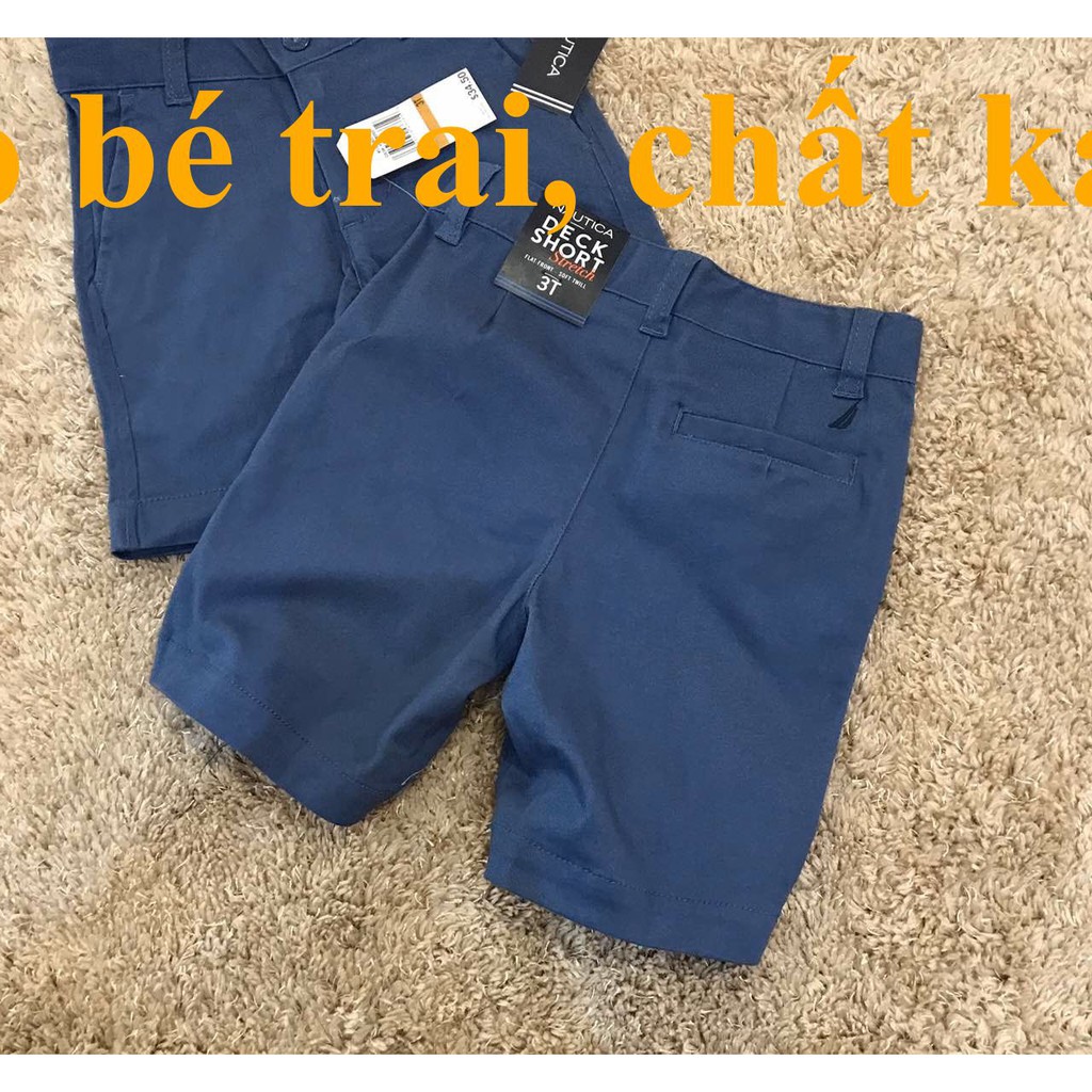 * Mã 8784: Quần kaki Nautica dư xịn cho bé trai, chất kaki mềm, màu tím than rất dễ mặc  - Các màu như hình - Size