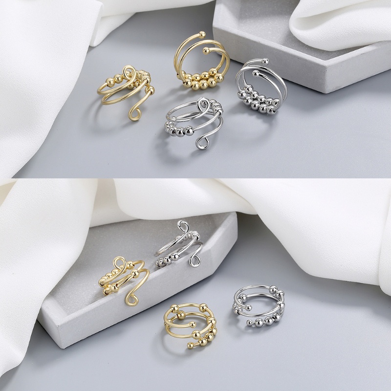 Nhẫn Đeo Tay Có Thể Điều Chỉnh Giúp Giảm Căng Thẳng Dành Cho Nữ