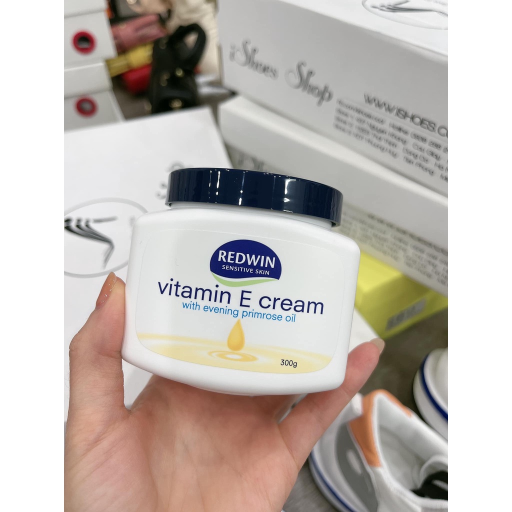 Kem dưỡng da mềm mịn REDWIN Vitamin E Cream 300g