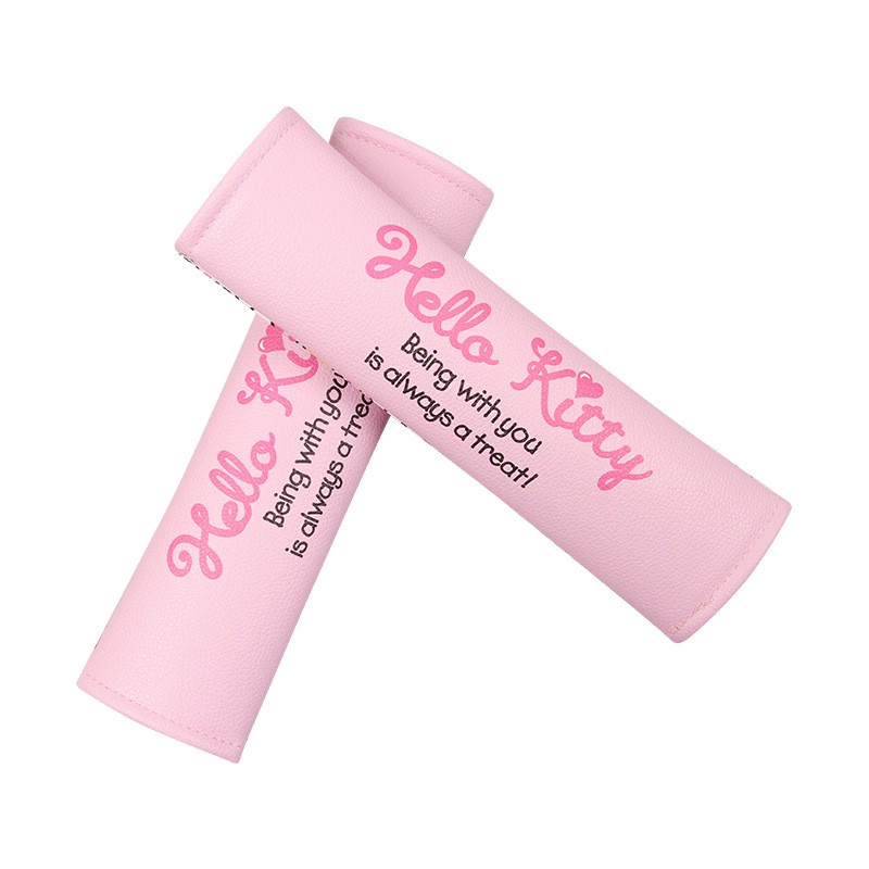 Vỏ Bọc Vô Lăng Xe Hơi Hình Mèo Hello Kitty Bằng Cao Su Tự Nhiên Thoáng Khí