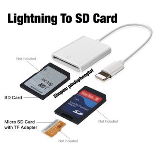 Cáp Chuyển Dữ Liệu Lightning To SD Card