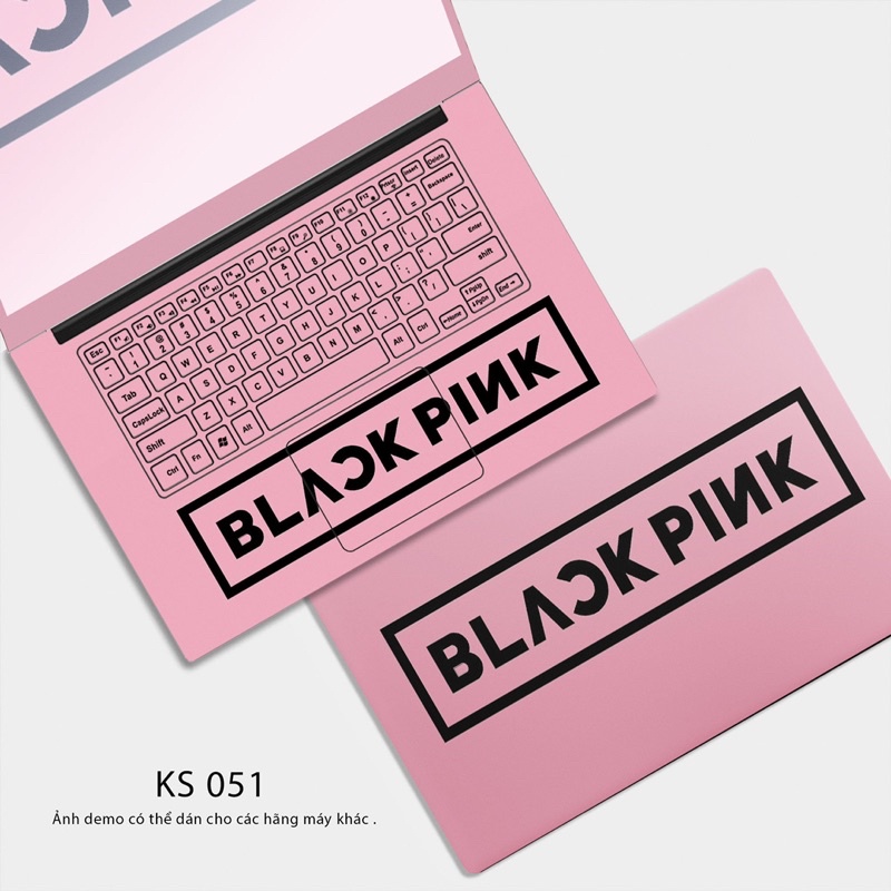 Skin Dán Laptop - Mẫu.Skin.Black.Pink.Dành cho tất cả các dòng Laptop