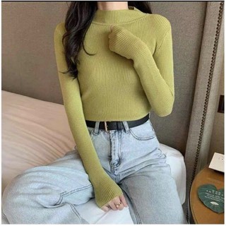 Áo len cổ 3 phân
