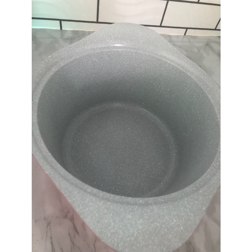 Nồi đúc ceramic vân đá đáy từ chống dính 20cm Green Cook GCS02-20IH