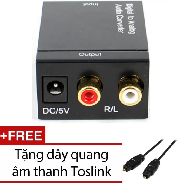 Bộ Chuyển Âm Thanh TV 4K Quang Optical Sang Audio AV Ra Amply + Cáp Optical (1m) -dc633