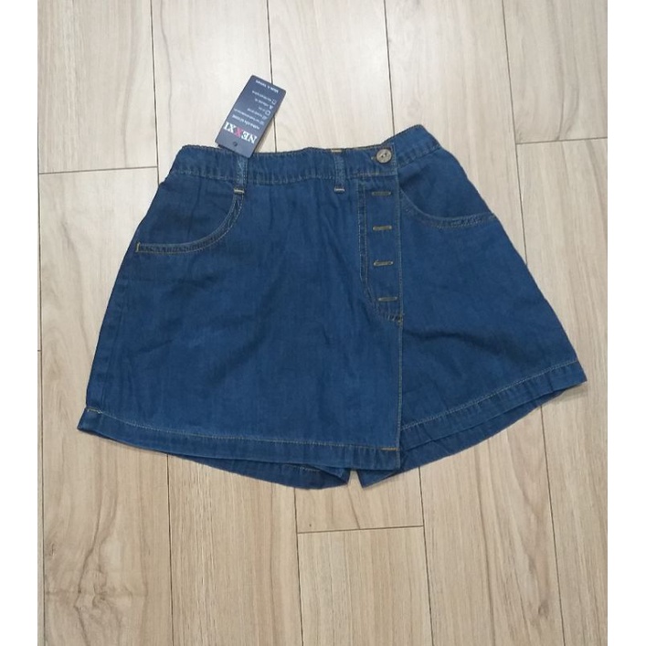 Quần sooc giả váy vải bò giấy size đại cho bé gái 25-48kg