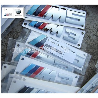 Miếng dán logo 3d trang trí đuôi xe hơi bmw m3 m5 x5 x3 x6