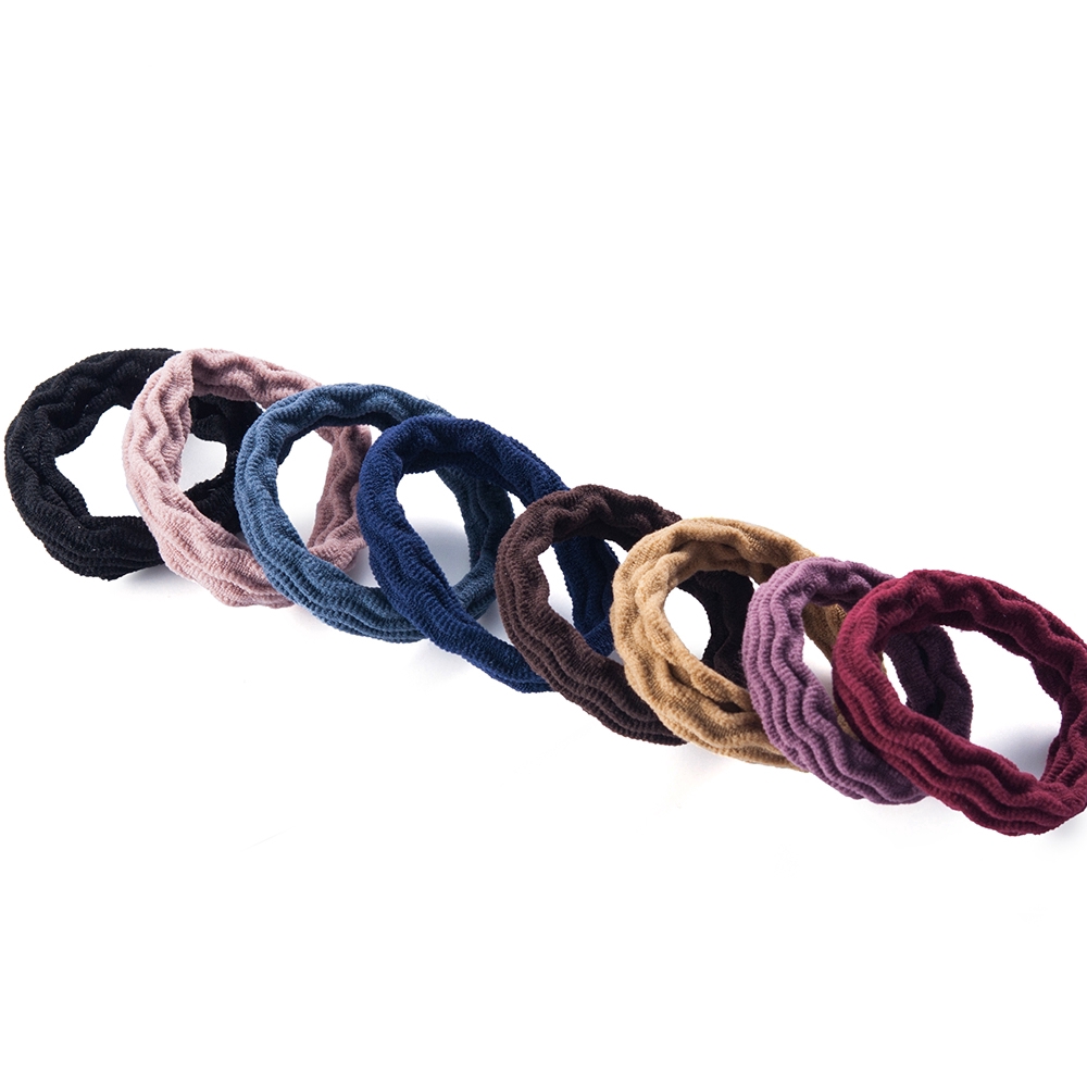 Bộ 5 dây thun buộc tóc 5.5cm màu sắc ngẫu nhiên