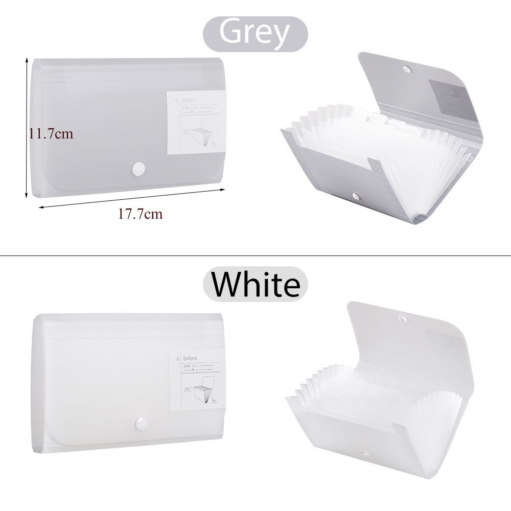 Túi đựng tài liệu 13 ngăn khổ A6 nhiều màu sắc tiện dụng