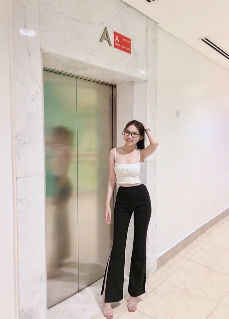 Abela Culottes quần ống loe xẻ tà | BigBuy360 - bigbuy360.vn