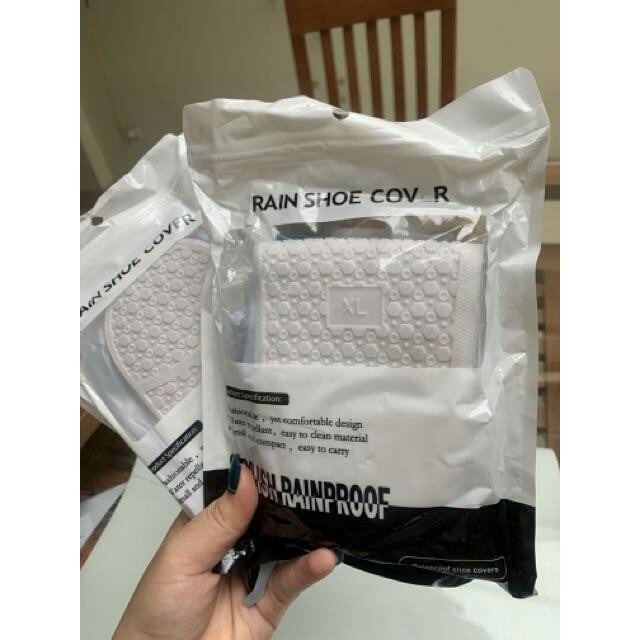 Bao giày đi mưa bọc giày áo mưa giày dép ủng thời trang bằng cao su trong suốt khô ráo dù mưa bão | BigBuy360 - bigbuy360.vn