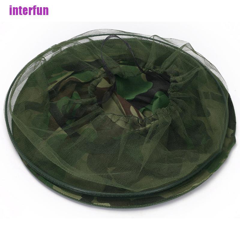 Mũ lưới trùm đầu bảo vệ mặt chống muỗi và côn trùng khi đi du lịch