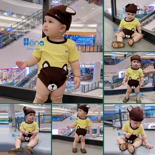 Body suit pikachu dễ thương( kèm nón nhưng k kèm vớ )