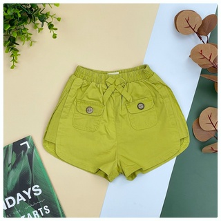 Quần đùi bé gái Kaki mềm Litibaby size 9-27kg