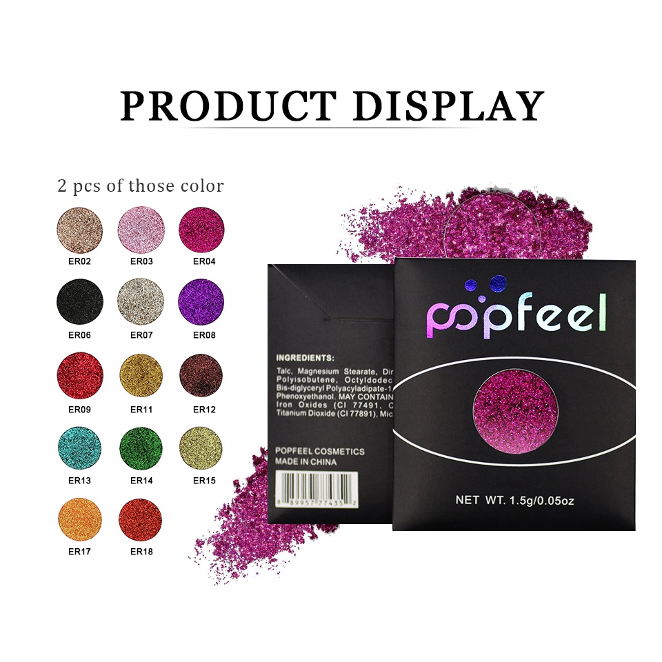 [Hàng mới về] Bộ mỹ phẩm Popfeel KIT08 dùng để trang điểm chuyên dụng kèm túi đựng | BigBuy360 - bigbuy360.vn