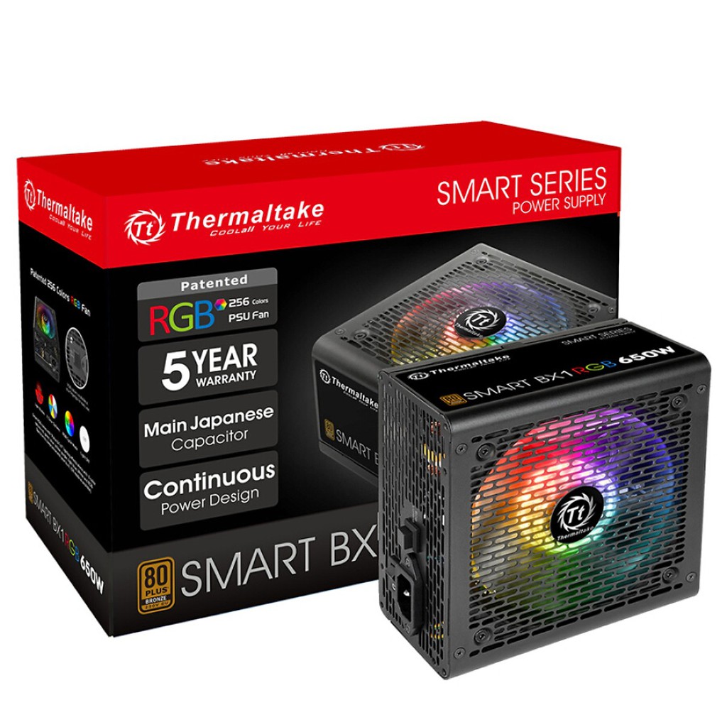 Nguồn Máy Tính THERMALTAKE BX1 RGB (650W)