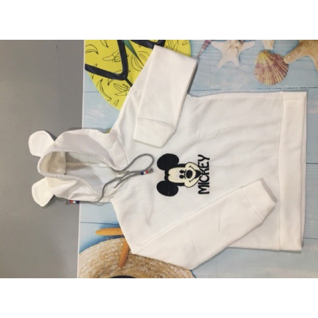 áo hoodie nữ có mũ in hình mickey chất nỉ bông | BigBuy360 - bigbuy360.vn