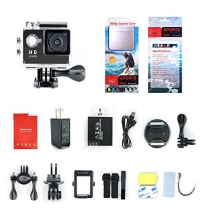 Camera Máy Ảnh,Máy Quay Phim,Camera Hành Trình Thể Thao Sport A9 Full HD 1080P