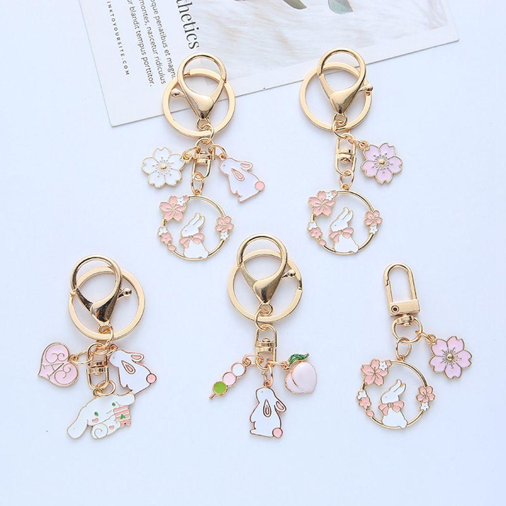Móc Chìa Khóa Hình Chú Thỏ Cinnamoroll Hoạt Hình Đáng Yêu