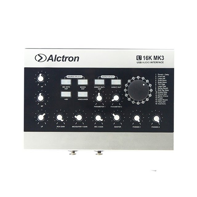 Sound card thu âm Livestream chuyên nghiệp Alctron U16 MK3 kèm dây kết nối, BH 1 năm