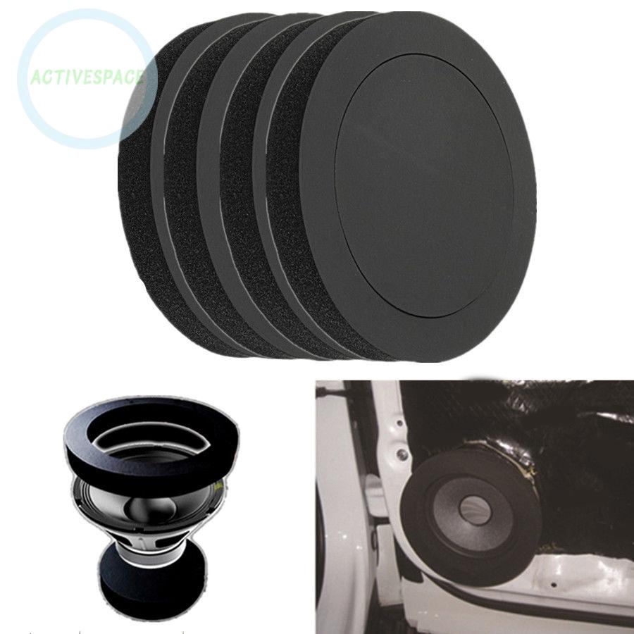 Bộ 4 miếng mút cao su cách âm 19.5cm 14.5cm 14.5cm 2.5cm cho loa xe hơi