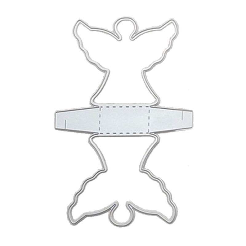 Khuôn Cắt Giấy Làm Từ Kim Loại Hình Thiên Thần Trang Trí Scrapbook