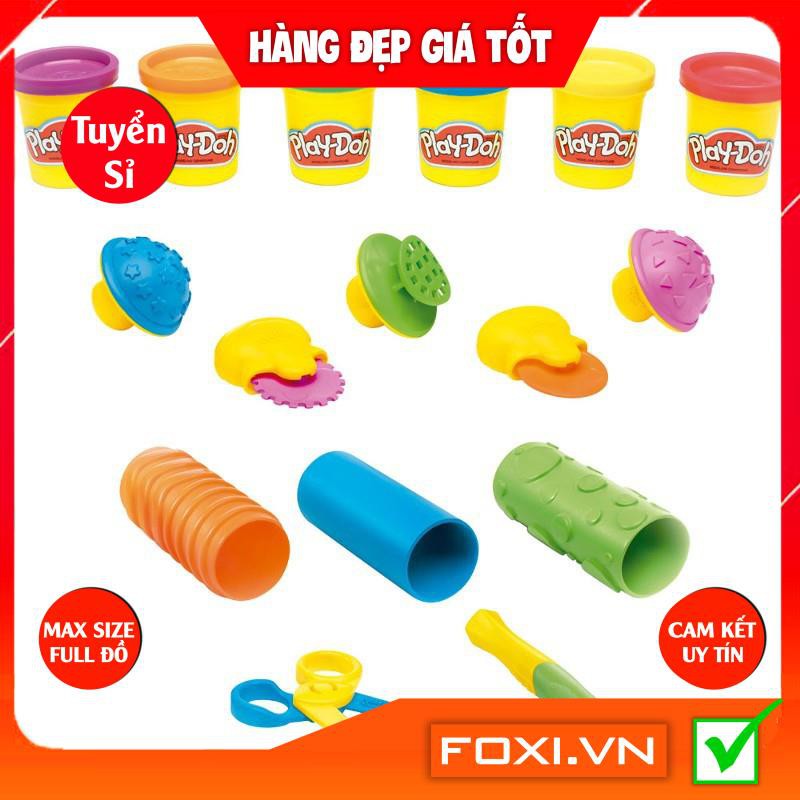 SÉT 4-6 Hộp Đất Nặn an toàn Play Doh loại To-Hàng VNXK CLC-Tăng trí tưởng tượng và sự khéo léo