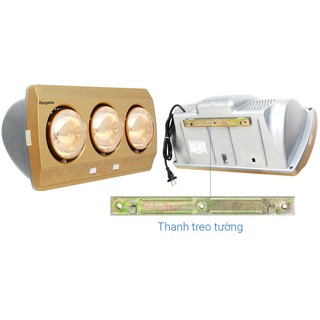 ĐÈN SƯỞI 3 BÓNG KANGAROO KG3BH01
